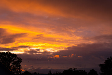This mesmerizing image captures the fading light, creating a breathtaking panorama of the twilight...