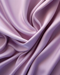 Obraz premium Pastel shades create beautiful, undulating waves in silk smooth fabric background with copy space for web design, banner, business concept