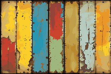 Aged Rustic Metal Texture with Varied Details and Worn Paint Surface for Creative Design Projects, Vintage Art, and Backgrounds