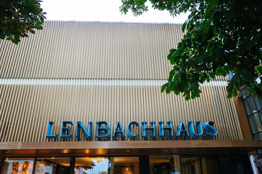 The famous Lenbachhaus Art Museum in Munich, Germany