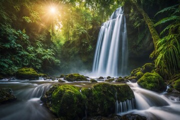 waterfall in the forest