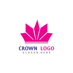 gold crown logo vector,illustration, bussines and company