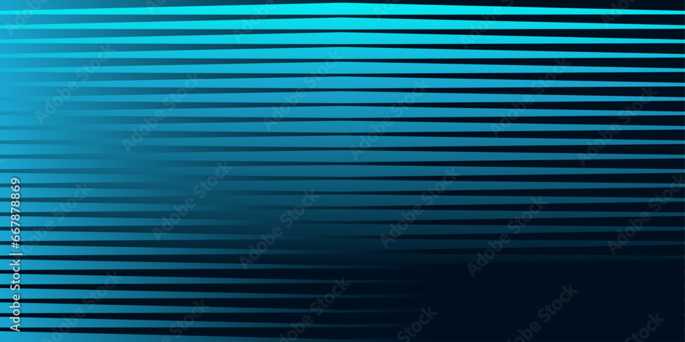 Poster 3d tech abstract background overlap layer on dark space with glowing blue green light lines shape de