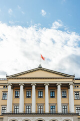 Fototapeta na wymiar The Royal Palace in Oslo, Norway