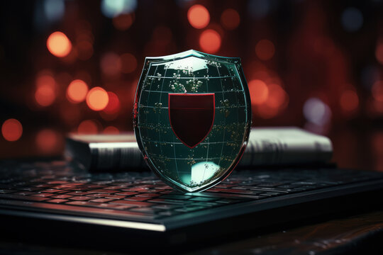 A digital literacy initiative promoting online safety and responsible internet use. Concept of cybersecurity education. Generative Ai. - Powered by Adobe