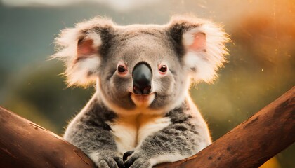 Obraz premium koala in between a tree