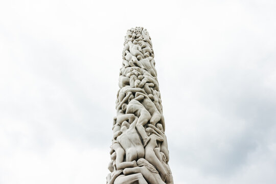Monolitten Monument at the Frognerparken in Oslo, Norway