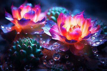 Fototapeta na wymiar lotus flower in the pond