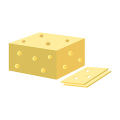 cheese icon logo vector design template