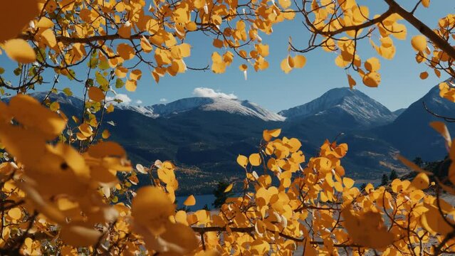 Autumn Fall Season In The Colorado Rocky Mountains
