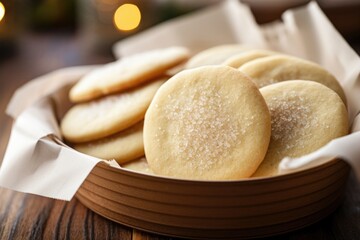 These bitesized sugar cookies are perfectly portioned for guiltfree indulgence. Each cookie is subtly flad with hints of almond, providing a nuanced and delightful taste experience.