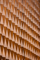 Wooden Gate Diamond Pattern Closeup