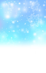 Fototapeta na wymiar Christmas snowstorm.background, New year Card ,Winter Scene landscape Snow falling on pastel pink, blue Sky . Eps 10