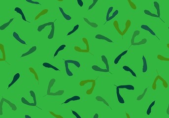 Autumn leaves seamless maple pattern for wrapping paper and fabrics and linens and kids clothes print