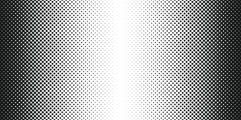 Black and white halftone dotted pattern.