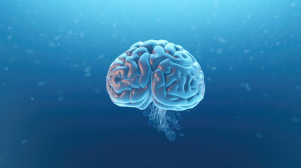 Blue brain background material