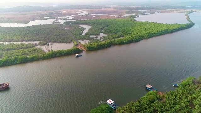 Old goa to Divar island , Goa