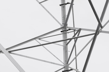 鉄塔の骨組による線のデザイン