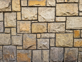 stone wall pattern, decorative texture. wall background for exterior building retro style