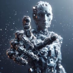 Humanoid Robot Android Technology Cyborg Machine Learning Human Like 