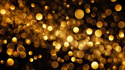 Vibrant Circles: Playful Gold Polka Dot Wallpaper