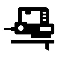 Jigsaw black solid glyph icon