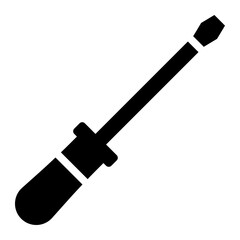 Awl black solid glyph icon