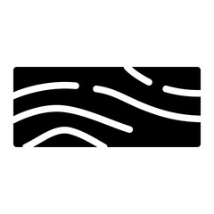 Wood black solid glyph icon