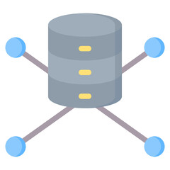 Data Connection Flat Icon