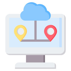 Multi Homing Flat Icon