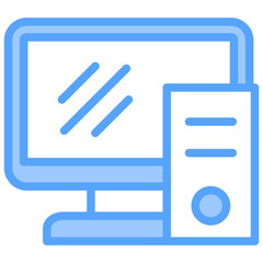 Computer Blue Icon