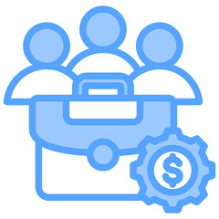 Employee Blue Icon