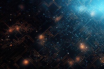 Fototapeta premium abstract background in the style of artificial intelligence