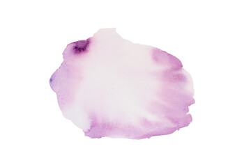 Violet, pink, purple spots watercolor hand painted on watercolor paper background texture, abstract watercolor in vibrant color