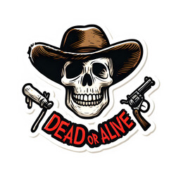 Dead or Alive sticker