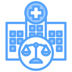 Hospital Advocate Blue Icon