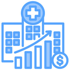 Revenue Blue Icon