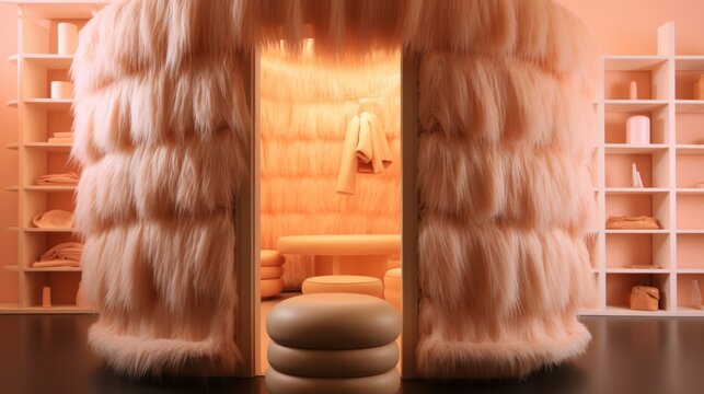 Fitting room UHD wallpaper