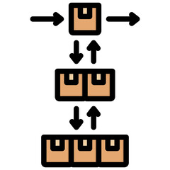 Lifo Outline Color Icon