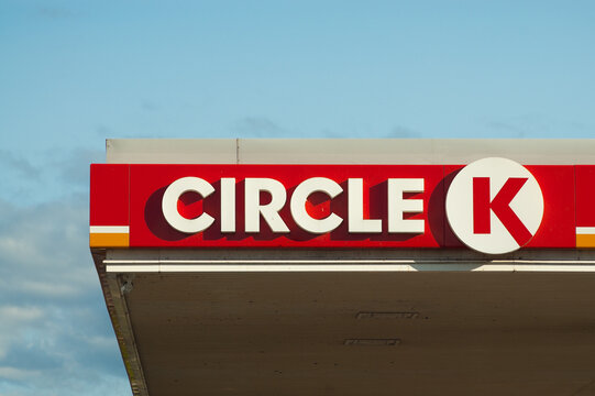 Riga, Latvia - September 24, 2023: gas station pump close-up
