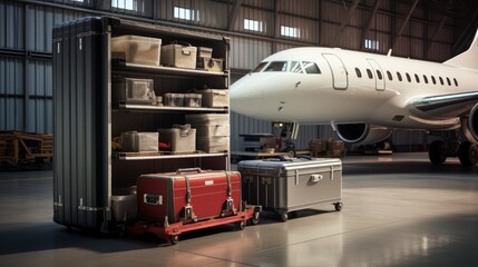 Secure and spacious storage for airplanes and helicopters