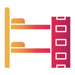 Fototapeta premium bed icon