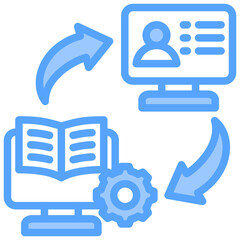 Learning Tools Interoperability Blue Icon