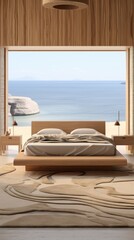 Obraz premium modern luxury bedroom UHD Wallpaper)