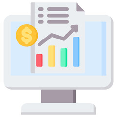 Financial Information Flat Icon