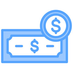 Money Blue Icon