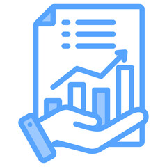 Accounting Services Blue Icon