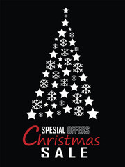 Fototapeta na wymiar Christmas background. Christmas pine fir tree. Winter holiday composition. Greeting card, banner, poster