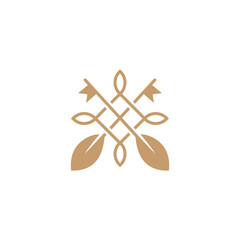 Real estate key logotype. Key logo icon design with leaf. Premium logo.