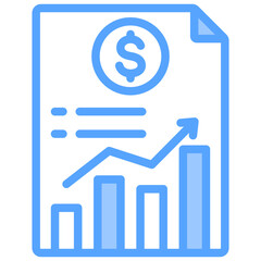 Monetary Blue Icon
